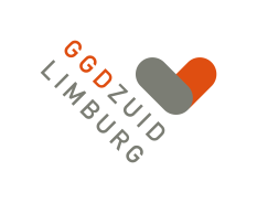 Logo GGD Zuid Limburg in rood-grijs